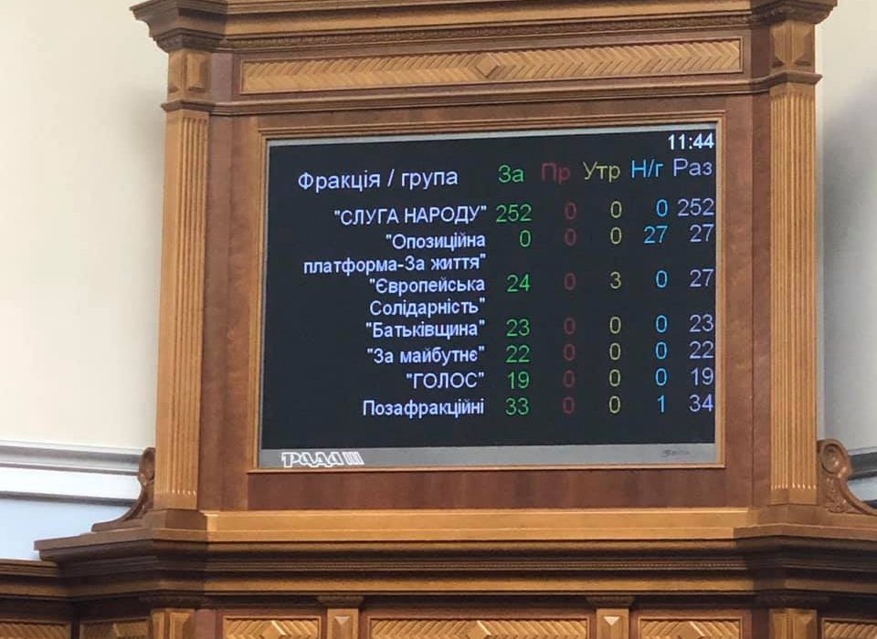 Я проголосувала за принципове для мене питання - зняття депутатської недоторканності